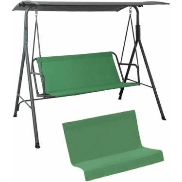 Imagem de Capa de substituição para balanço de pátio de 2/3 lugares, capa impermeável e resistente em tecido Oxford 600D para assento de balanço, capas para almofadas de balanço, para balanço de jardim/pátio~/