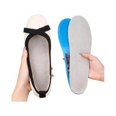 Imagem de Palmilha Esportiva Unissex De Silicone Reutilizável Antiderrapante Com