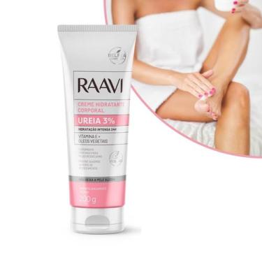 Imagem de Creme Hidratante Raavi Ureia 3% Corporal 200g Hidratação Profunda para