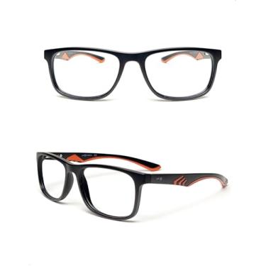 Imagem de LP Vision - Óculos Para Gamer Com Filtro Bloqueador Anti Luz Azul - Computador & Celular & Descanso & Leitura - V2 Laranja