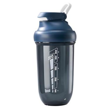 Imagem de PROCHAIN Garrafa coqueteleira para shakes de proteína, copo de mistura pequeno pré-treino para suplemento esportivo, mini misturador de bebida, garrafa de água para academia, pode ser lavado na