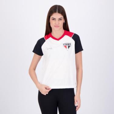 Imagem de Camisa São Paulo Intensidade Feminina Branca - Braziline, GG