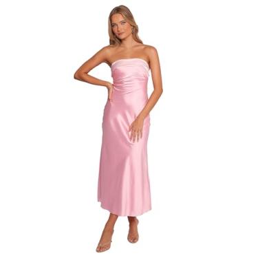 Imagem de Petal & Pup Vestido feminino Ashe Midi rosa, rosa, P