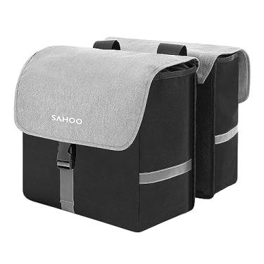 Imagem de Amgei Bolsa para porta-malas de bicicleta, bagageiro traseiro de bicicleta, bolsa de bagagem de bicicleta, bolsa de assento traseiro para ciclismo, bolsa de assento traseiro de bicicleta, bolsa de