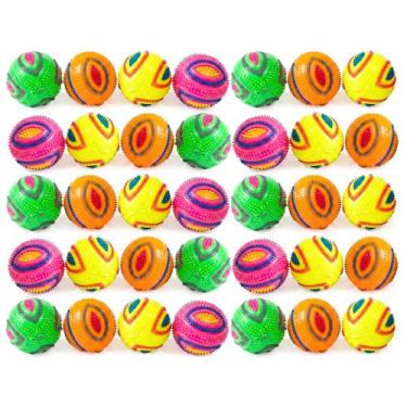 Imagem de Kit 36 Bolinhas Para Pets Com Cravo Luz E Apito Brinquedo Interativo A
