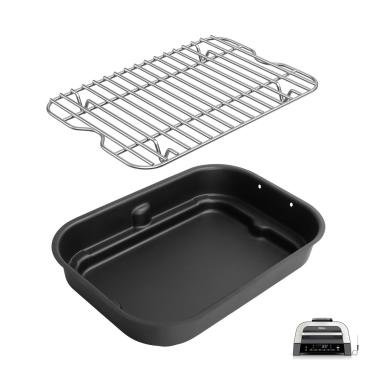 Imagem de Outspark Grelhador e Panela de Cozinhar para Ninja Foodi FG551/DG551 Acessórios de Grelha Interna Smart XL, Rack de Fritadeira a Ar e Frigideira Antiaderente para Ninja Foodi DG651