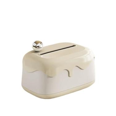 Imagem de Porta-toalhas de papel caixa de lenços domésticos sala de estar caixa de lenços de cabeceira caixa de armazenamento de lenços de mesa mesa de café caixa de guardanapo recipiente de lenços