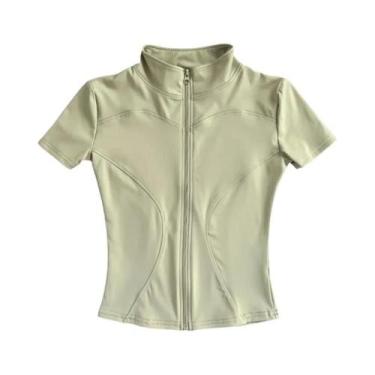 Imagem de Camisetas De Yoga Femininas De Secagem Rápida E Modeladoras, Alta Qual