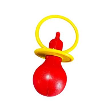 Imagem de Chupeta Gigante Colorida Fantasia Bebê Chupetão grande 24cm - Genérica