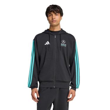 Imagem de Blusa Adidas Capuz Zíper Mercedes - Amg Petronas F1 Team Dna Masculina-Masculino