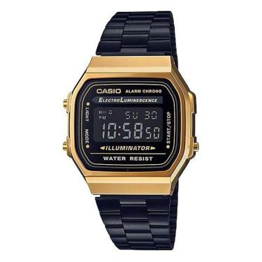 Imagem de Relógio Casio Vintage A168WEGB-1BDF Digital-Unissex