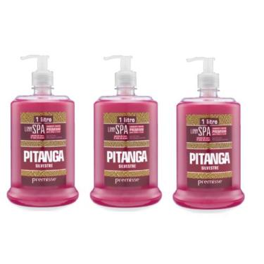 Imagem de 3 Sabonete Liquido Premium Pitanga Linn Spa Premisse 1 L
