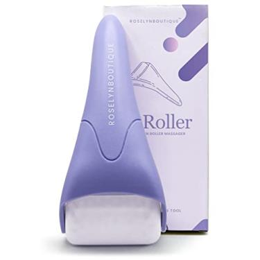 Imagem de ROSELYNBOUTIQUE Rolo de gelo crioterapia para massageador de rugas faciais – presentes de autocuidado para cuidados com a pele, ferramentas faciais, relaxamento, inchaço para todo