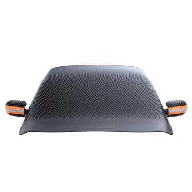 Imagem de lyrlody Capa de Pára- do Carro, Pano Oxford Magnético Neve Protetor de Gelo Capa de Pára-brisas Com Tiras Reflexivas para Sedan Suv Mpv 260x114cm