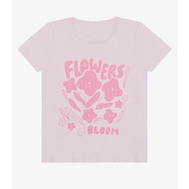 Imagem de Blusa T-Shirt Feminina Estampada Select Rosa, G, Rosa