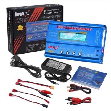 Imagem de Carregador Digital iMAX B6 De 80W Para Baterias Lipo, NiMh, Li-ion, Ni