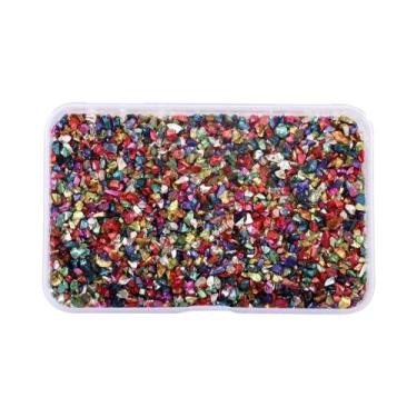 Imagem de Pedras De Vidro Trituradas De Resina Epóxi DIY 30-80g Para Moldes De S