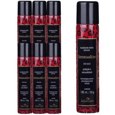 Imagem de Kit 7 Desodorante Intimo Feminino Sensualize Sedução Atacado - Sofisti
