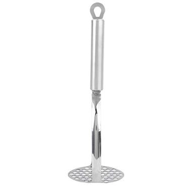 Imagem de Espremedor de batatas em aço inoxidável Ferramenta de cozinha resistente para amassar batatas Legumes Frutas Suplemento alimentar para bebês Durável Resistente Fácil de usar com