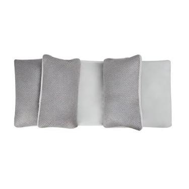 Imagem de Almofada para recuperação pós-cirurgia, cadeira de rodas, tecido de malha de algodão respirável com suporte de cabeça removível - almofada de suporte de pescoço para cirurgia estética, cirurgia facial