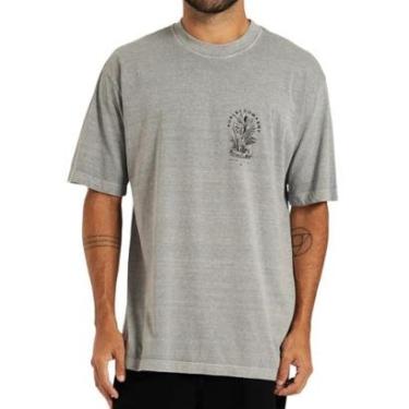 Imagem de Camiseta Especial Hurley MaxFit End Off Cinza-Masculino