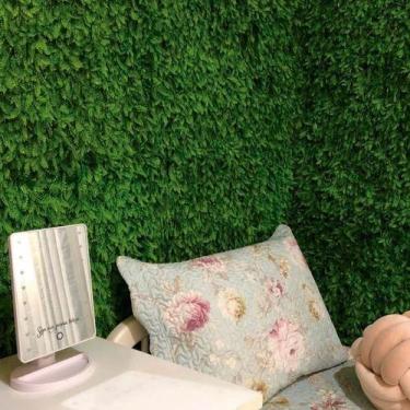 Imagem de Placa De Grama Artificial Para Decoração De Parede Samambaia - CASA3D 
