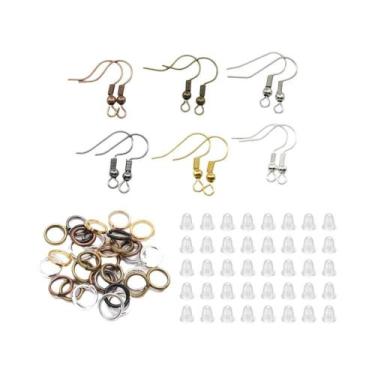 Imagem de Kit De Ganchos Para Brincos Hipoalergênicos De Cores Mistas 100-300 Pe