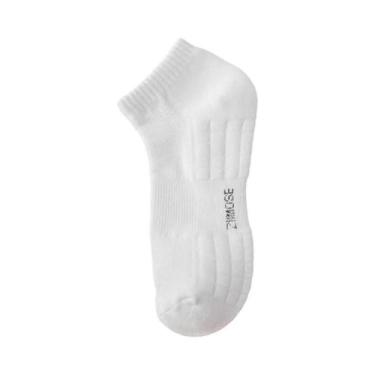 Imagem de Meias De Algodão Aveludadas Masculinas De Cano Médio, Pacotes Com 4, 5