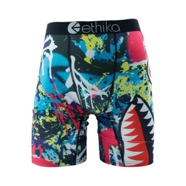 Imagem de Cuecas Boxer Masculinas plus Size Em Malha Respirável ETHIKA 1 Peça S-