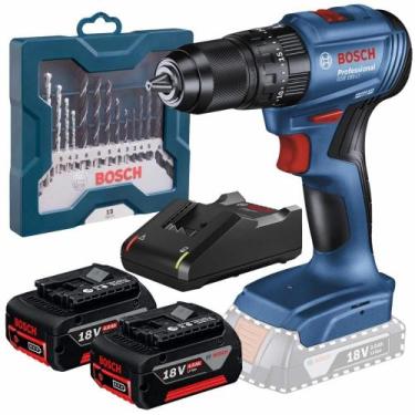 Imagem de Parafusadeira de Impacto 65NM Brushless com Kit 15 Peças 2 Baterias 4,