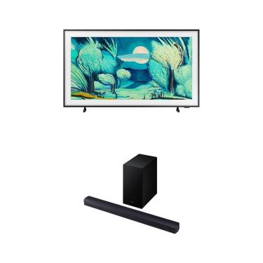 Imagem de Samsung Vision AI TV 55" The Frame 4K LS03F + Soundbar Samsung HW-B450F 