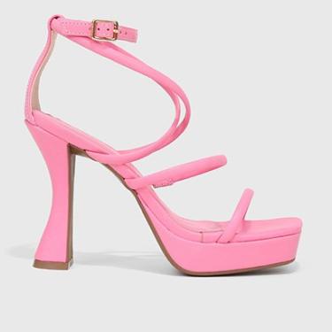 Imagem de Sandália Bebecê Salto Taça Multi Tiras Feminina-Feminino