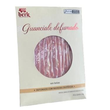 Imagem de Guanciale curado e defumado s pele fatiado 250g premium berk - BERK CH