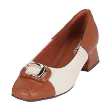 Imagem de Sapato Feminino Salto Baixo Bloco Conforto Leve Piccadilly-Feminino