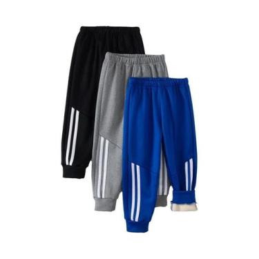 Imagem de Calças De Moletom De Veludo Para Crianças, Meninos E Meninas, Casuais 