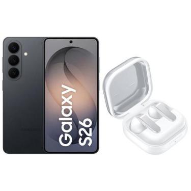 Imagem de Samsung Galaxy S26 Preto 5G 512GB Galaxy AI - 12GB RAM + Fone de Ouvid