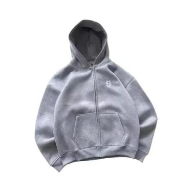 Imagem de Conjuntos De Hoodie Y2K Para Homens Com Logo Bordado E Calças De Molet