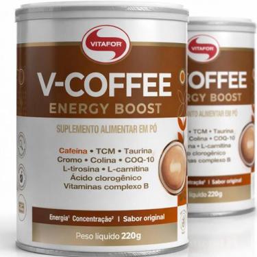 Imagem de KIT 2  V-Coffe Vitafor Energy Boost 220g