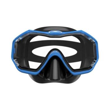 Imagem de Máscara De Snorkel Ajustável Para Adultos E Crianças Com 3 Janelas, Vi