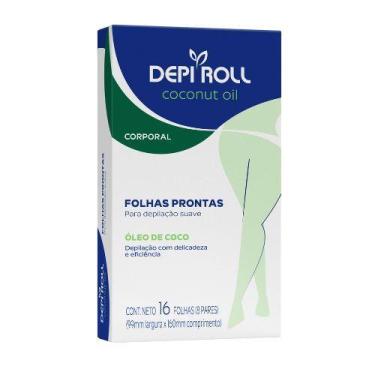 Imagem de Depi roll folhas prontas corp 8 pares coconut