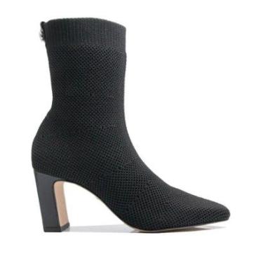 Imagem de Bota Carrano Knit Salto Bloco-Feminino