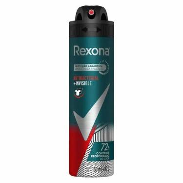 Imagem de Desodorante Antitranspirante Aerosol Rexona Men Antibacterial + Invisi