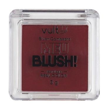 Imagem de Blush Compacto Vult Meu Blush Cor Vinho Matte 3g