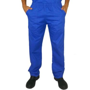 Imagem de calça Uniforme Em Brim Pesado - Mirian fardamentos , Azul, P
