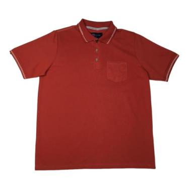 Imagem de Camisa Polo com bolso Plus tecido Piquet POLO ONE 02524N, G7, Terracot