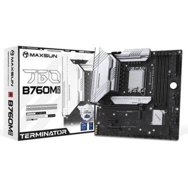 Imagem de Placa Mãe MAXSUN Terminator B760M D5, Chipset B760, Intel LGA 1700, mA