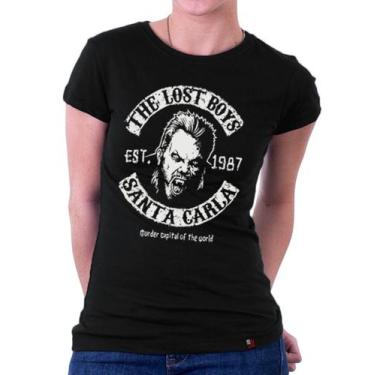 Imagem de Camiseta Feminina Babylook  The Lost Boys - KING OF GEEK, G, Preto