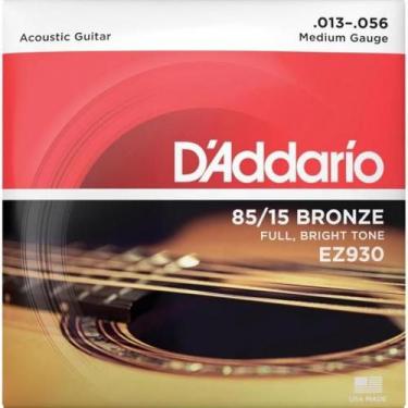 Imagem de Encordoamento Para Violão D Addario EZ930 Aço .013