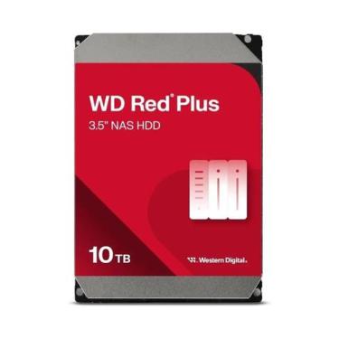 Imagem de HD 10TB Western Digital WD Red Plus NAS SATA III 6.0Gbs 3,5Pol 7200RPM