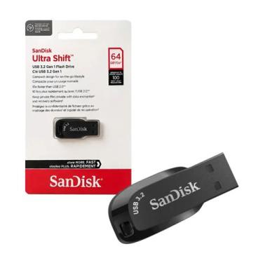 Imagem de Pen Drive 64gb Usb 3.0 Ultra Shift Criptografia SDCZ410-064-G46 Sandis